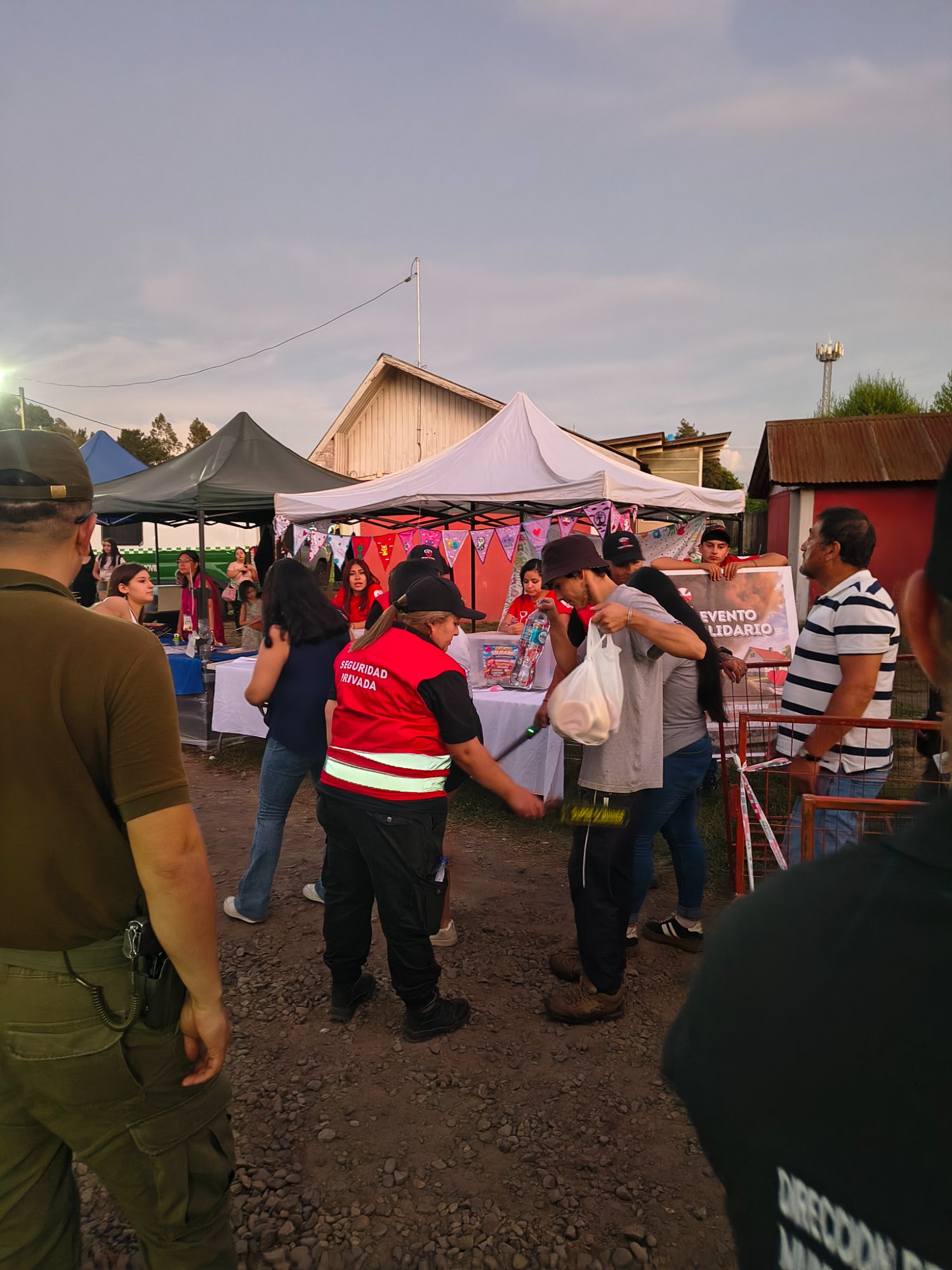 Control de accesos en evento masivo