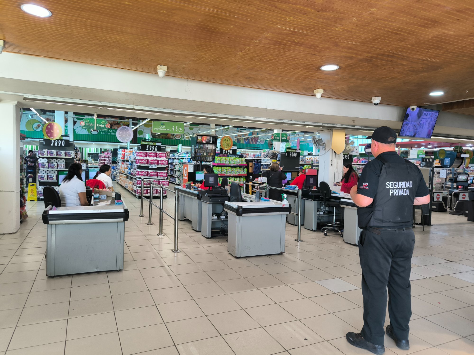 Control de pérdidas en área de cajas supermercado